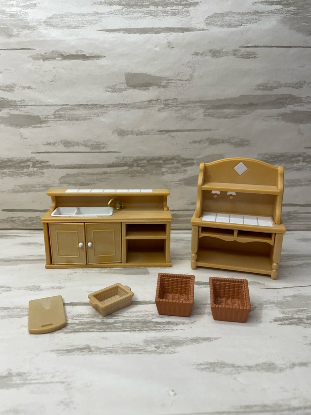 Sylvanian Families Calico Critters Kitchen Furniture lot